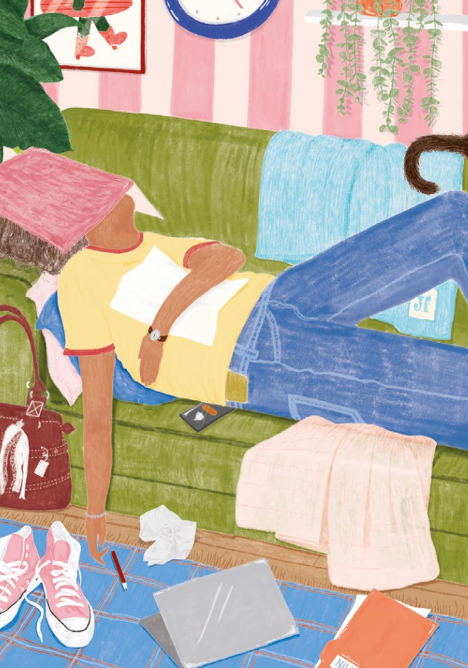 mini puzzle-100-pieces-made-in-france-slowlife-sieste-pause-1