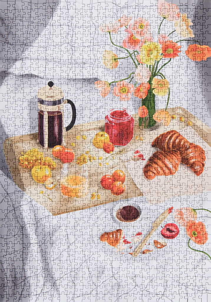 puzzle 1000 pièces made in france croissant café lit-6