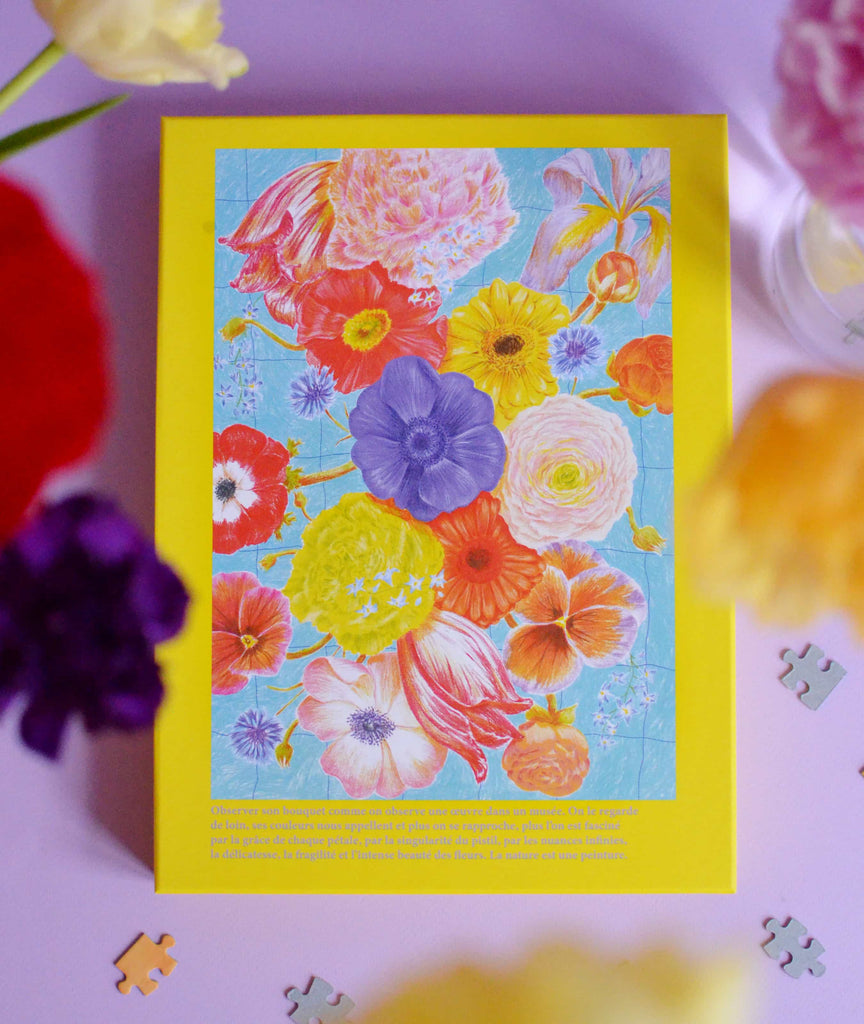 puzzle 1000 piezas made in france flores primavera-3