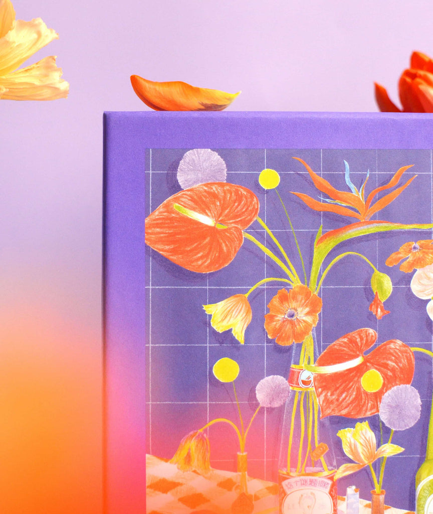 puzzle 500 pièces made in france bouquet de fleurs table-4