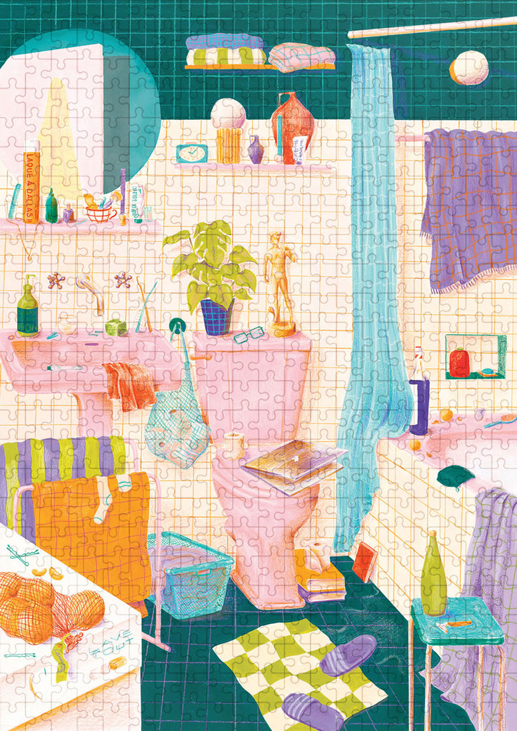 puzzle 500 pièces salle de bain made in france-6